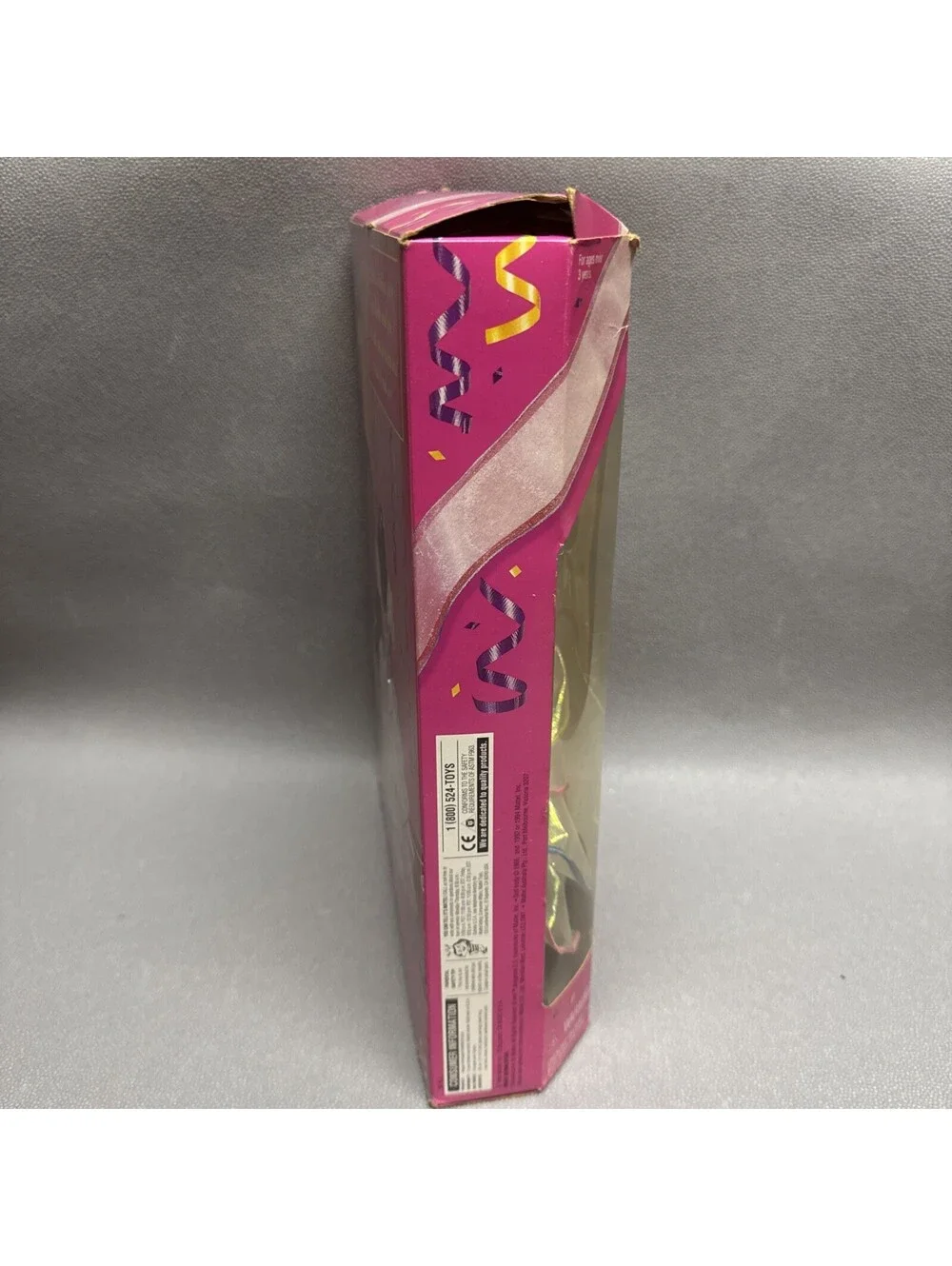 Vintage 1995 Mattel Happy Birthday African American Barbie Doll Damaged Box NRFB